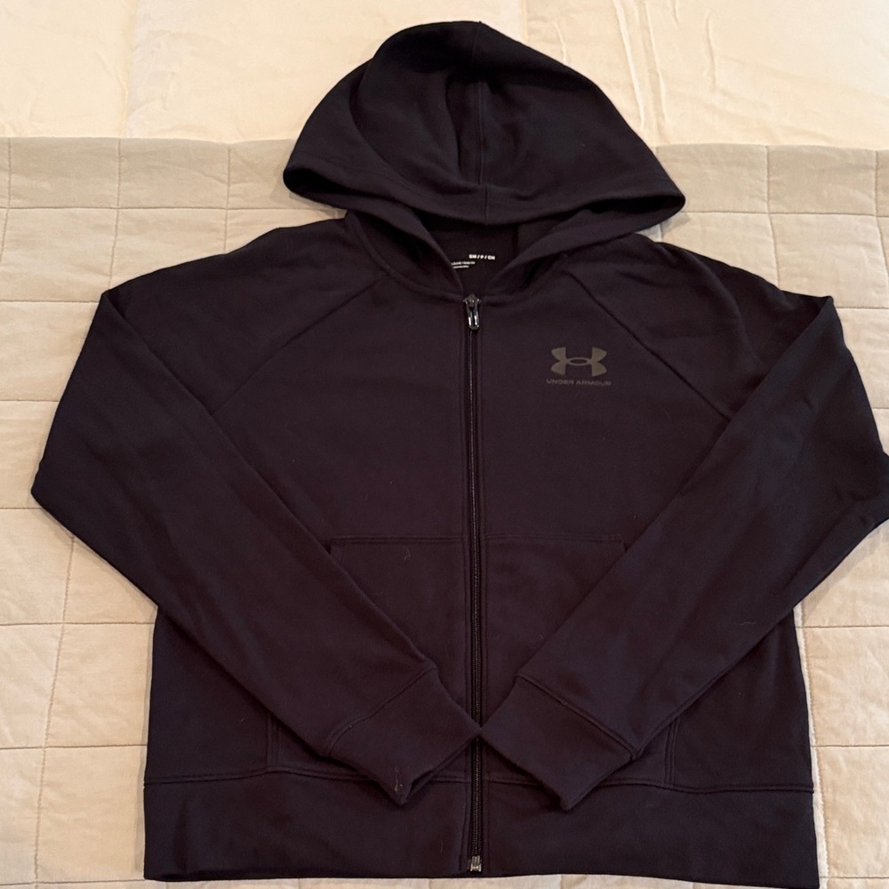 Under Armour Women’s Rival Terry Full Zip Hoodie - Black